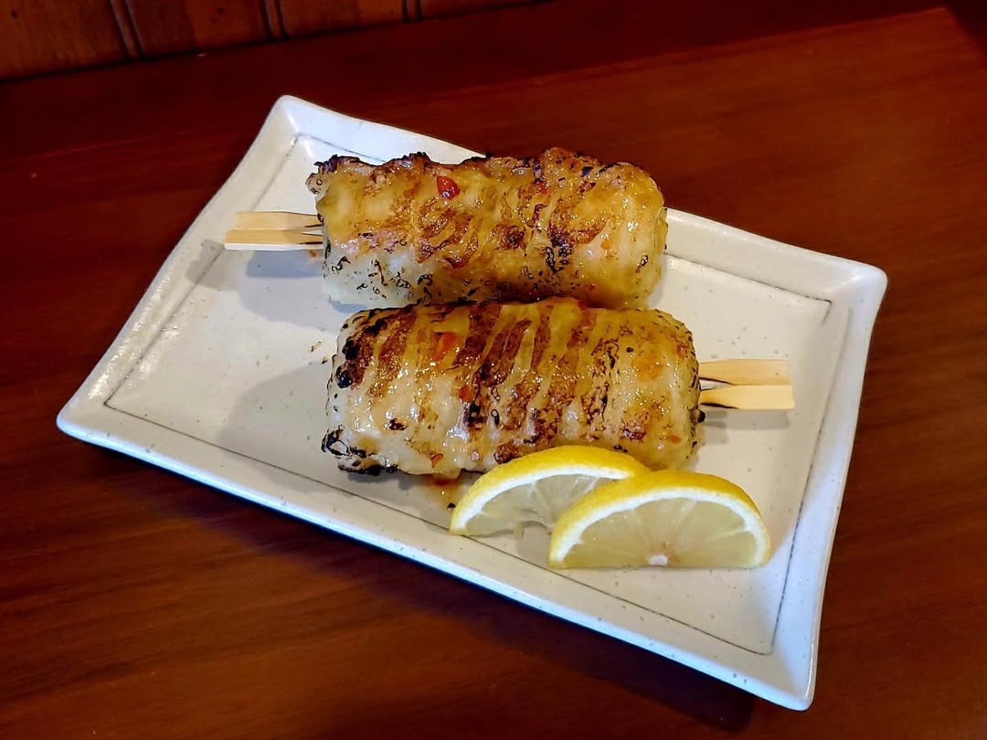 Nishi Dog - Deep-fried roll with sweet chili and spicy mayo